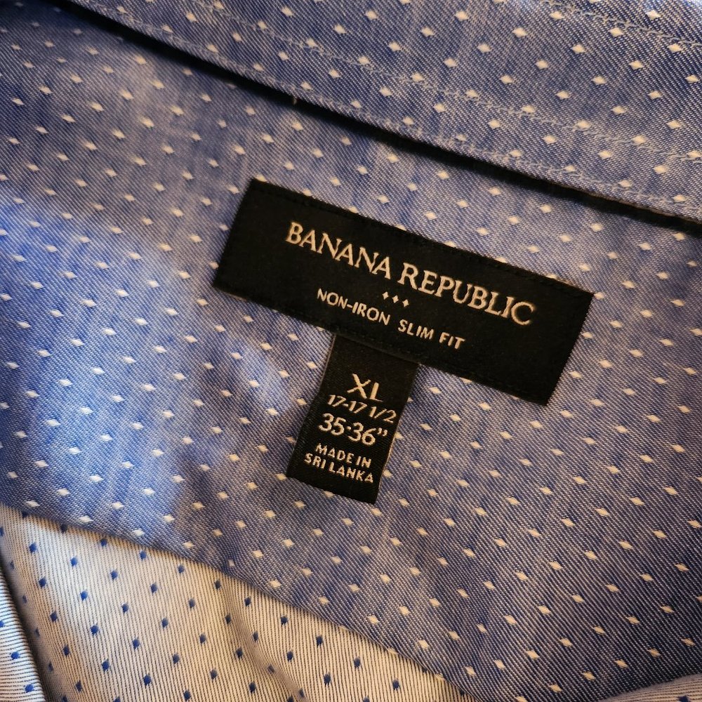 Diamond Dot Button-down Slim Fit Dress Shirt - Picture 3 of 3